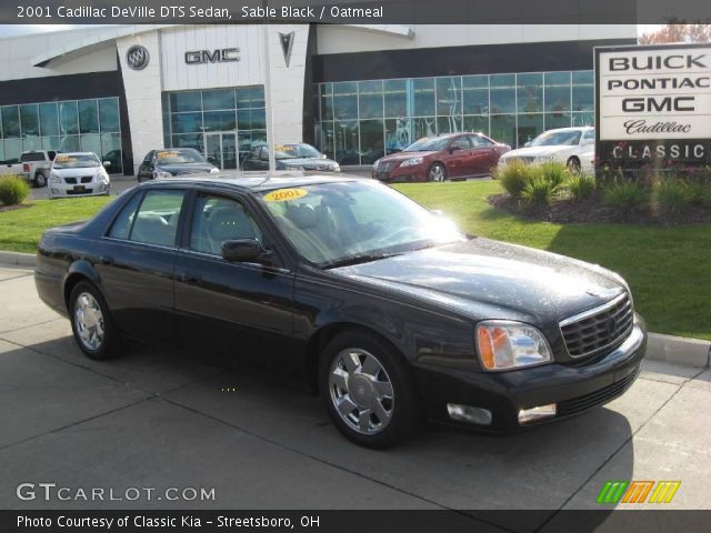 2001 Cadillac DeVille DTS Sedan in Sable Black