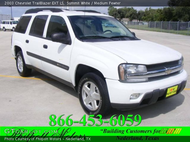 2003 Chevrolet TrailBlazer EXT LS in Summit White