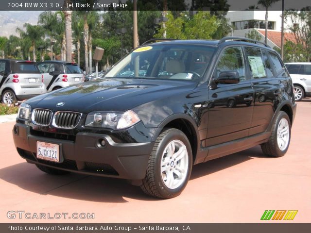 2004 BMW X3 3.0i in Jet Black