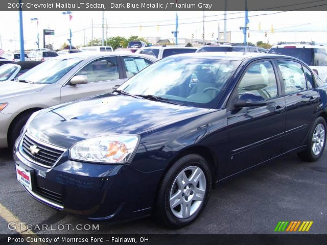 2007 Chevrolet Malibu LT Sedan in Dark Blue Metallic