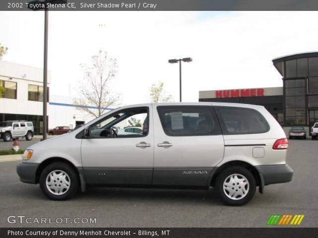 2002 Toyota Sienna CE in Silver Shadow Pearl