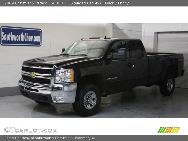 2009 Chevrolet Silverado 3500HD LT Extended Cab 4x4 in Black