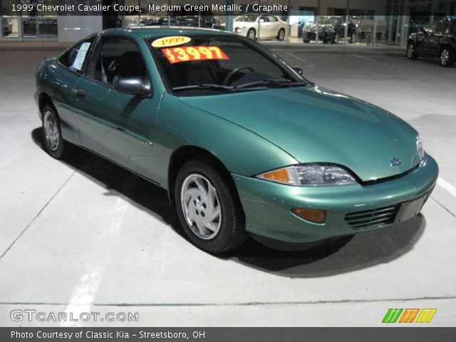 1999 Chevrolet Cavalier Coupe in Medium Green Metallic