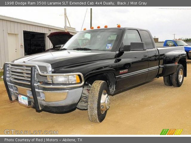 1998 Dodge Ram 3500 Laramie SLT Extended Cab 4x4 Dually in Black