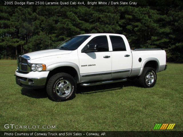 2005 Dodge Ram 2500 Laramie Quad Cab 4x4 in Bright White