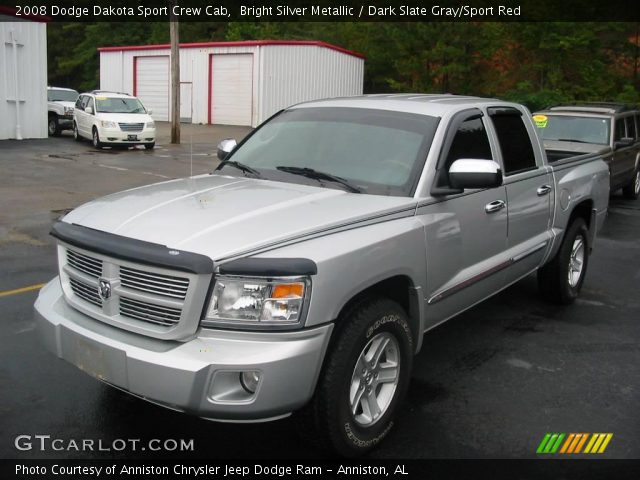2008 Dodge Dakota Sport Crew Cab in Bright Silver Metallic