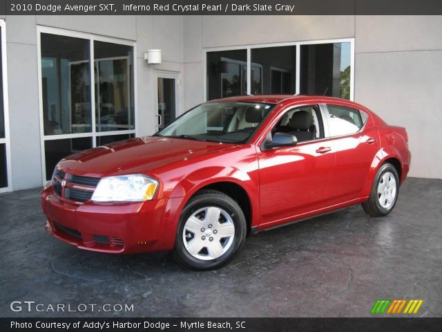 2010 Dodge Avenger SXT in Inferno Red Crystal Pearl