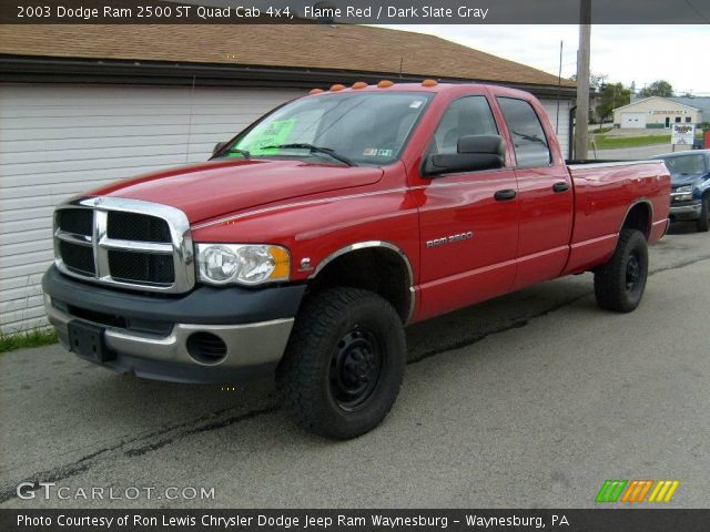 2003 Dodge Ram 2500 ST Quad Cab 4x4 in Flame Red