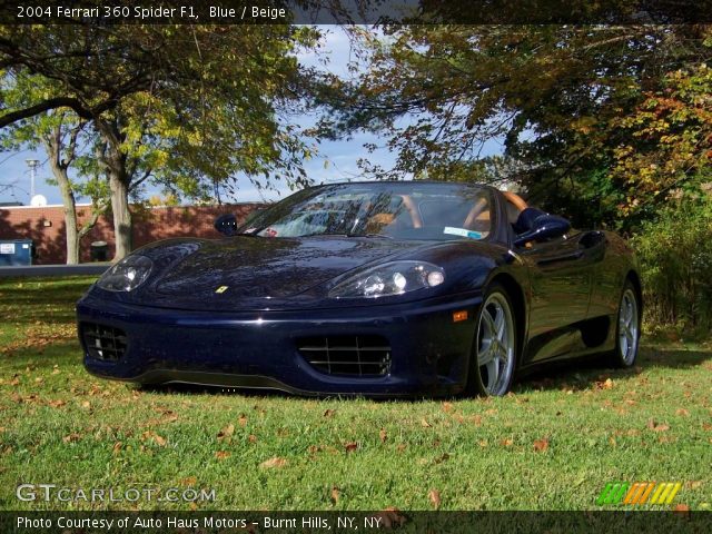 2004 Ferrari 360 Spider F1 in Blue