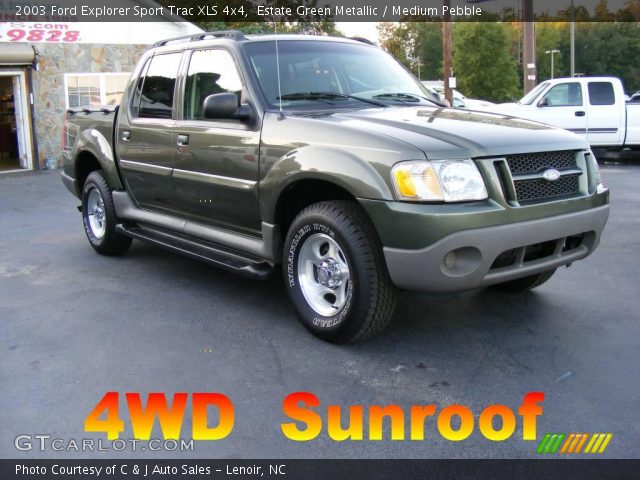 2003 Ford Explorer Sport Trac XLS 4x4 in Estate Green Metallic