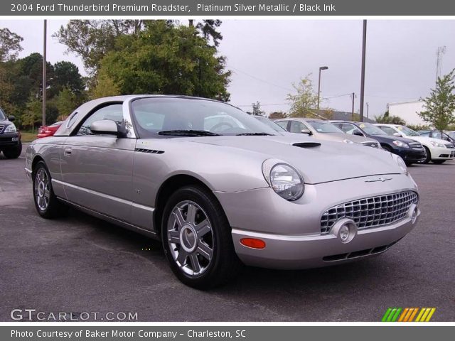 2004 Ford Thunderbird Premium Roadster in Platinum Silver Metallic