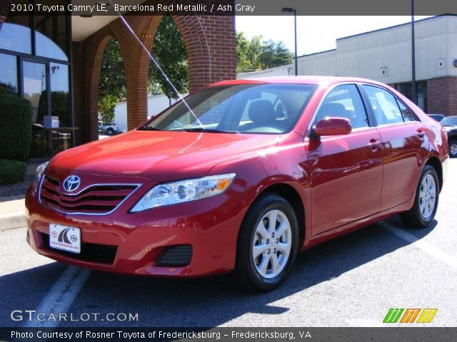 2010 Toyota Camry LE in Barcelona Red Metallic