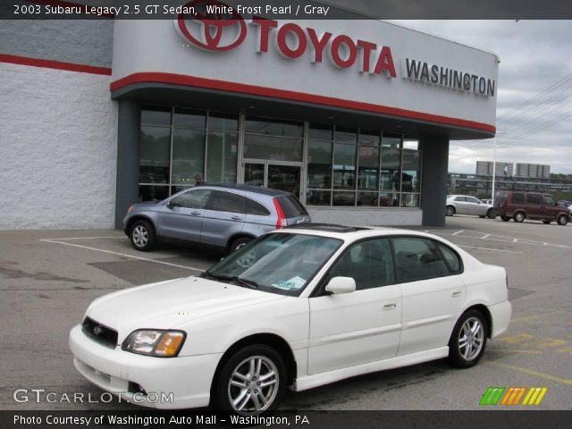 2003 Subaru Legacy 2.5 GT Sedan in White Frost Pearl