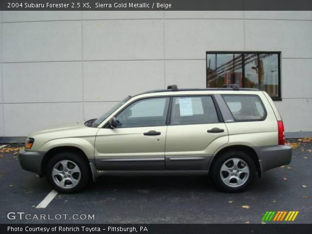 2004 Subaru Forester 2.5 XS in Sierra Gold Metallic