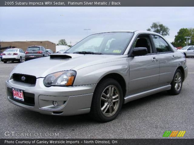 2005 Subaru Impreza WRX Sedan in Platinum Silver Metallic