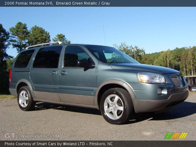 2006 Pontiac Montana SV6 in Emerald Green Metallic
