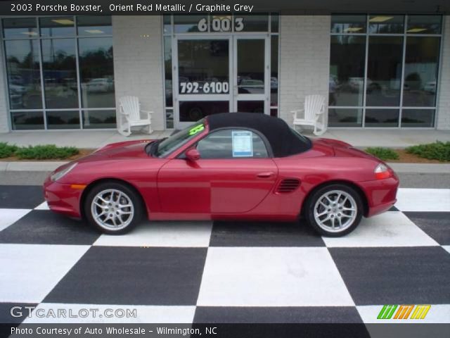 2003 Porsche Boxster  in Orient Red Metallic