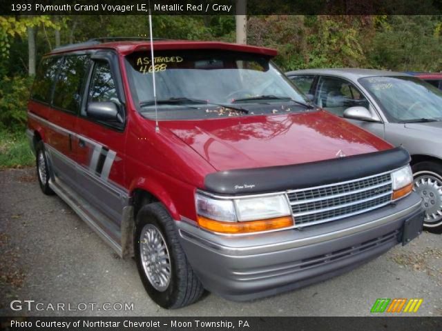 1993 Plymouth Grand Voyager LE in Metallic Red