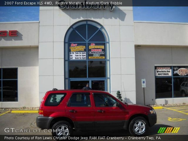 2007 Ford Escape XLS 4WD in Redfire Metallic
