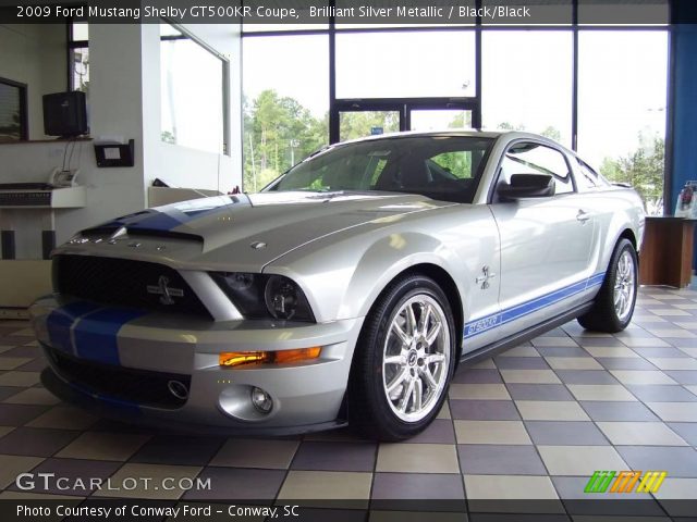 2009 Ford Mustang Shelby GT500KR Coupe in Brilliant Silver Metallic