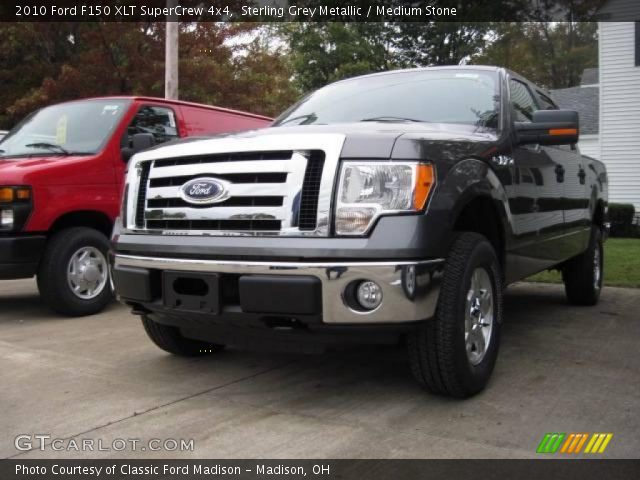 2010 Ford F150 XLT SuperCrew 4x4 in Sterling Grey Metallic