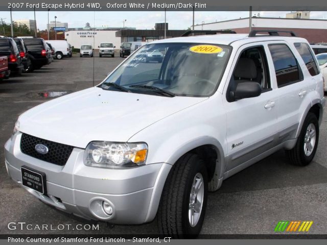 2007 Ford Escape Hybrid 4WD in Oxford White