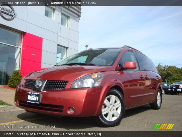 2004 Nissan Quest 3.5 SL in Autumn Red Metallic