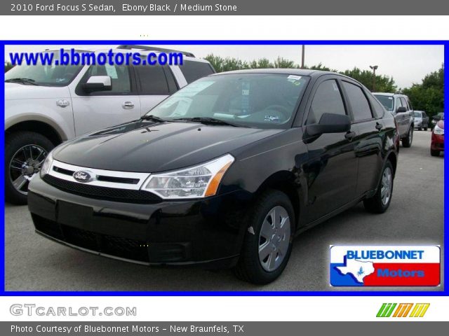 2010 Ford Focus S Sedan in Ebony Black