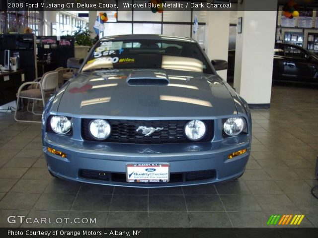 2008 Ford Mustang GT Deluxe Coupe in Windveil Blue Metallic