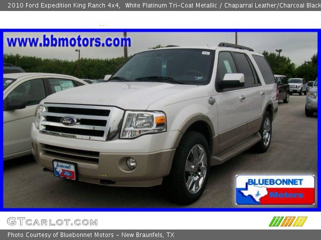 2010 Ford Expedition King Ranch 4x4 in White Platinum Tri-Coat Metallic
