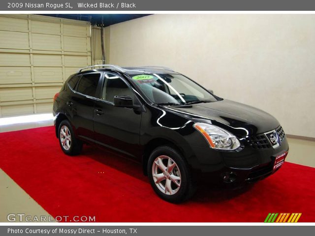 2009 Nissan Rogue SL in Wicked Black