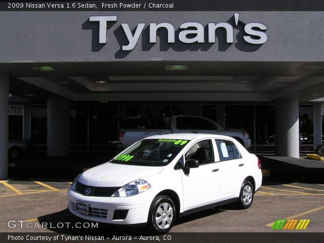 2009 Nissan Versa 1.6 Sedan in Fresh Powder