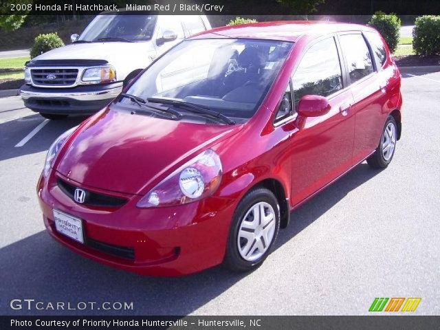 2008 Honda Fit Hatchback in Milano Red