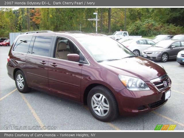 2007 Honda Odyssey EX-L in Dark Cherry Pearl