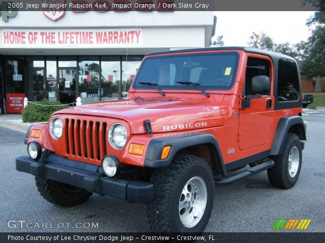 2005 Jeep Wrangler Rubicon 4x4 in Impact Orange