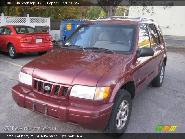 2002 Kia Sportage 4x4 in Pepper Red