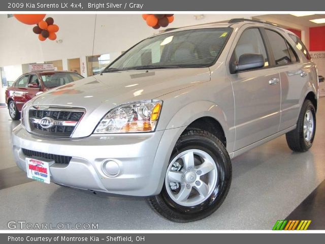 2009 Kia Sorento LX 4x4 in Bright Silver