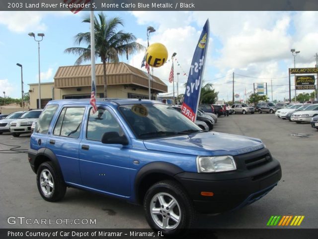 2003 Land Rover Freelander S in Monte Carlo Blue Metallic