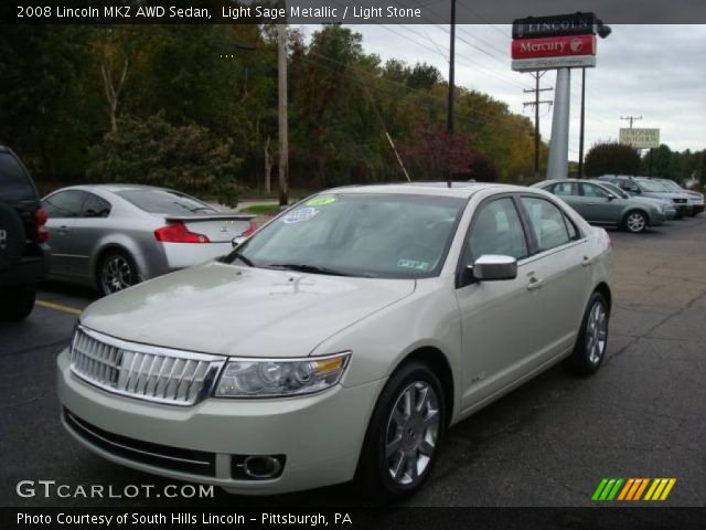 2008 Lincoln MKZ AWD Sedan in Light Sage Metallic