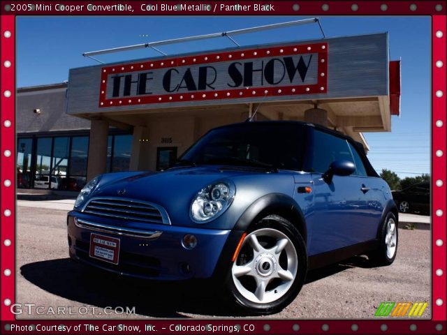 2005 Mini Cooper Convertible in Cool Blue Metallic