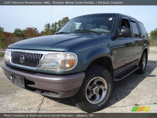 1997 Mercury Mountaineer AWD in Medium Willow Green Metallic