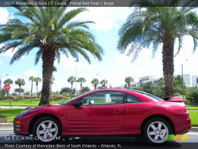 2000 Mitsubishi Eclipse GT Coupe in Primal Red Pearl