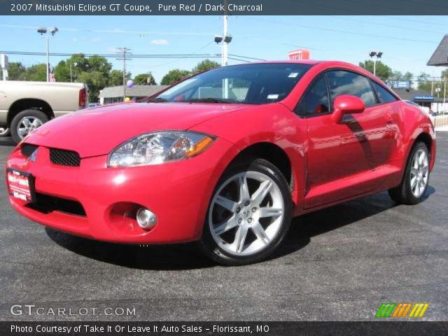 2007 Mitsubishi Eclipse GT Coupe in Pure Red