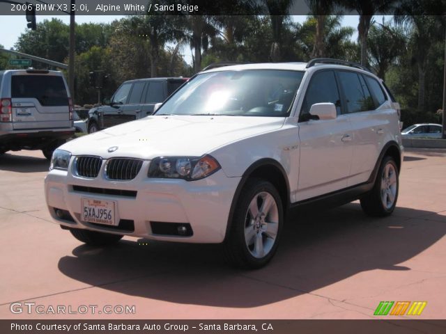 2006 BMW X3 3.0i in Alpine White