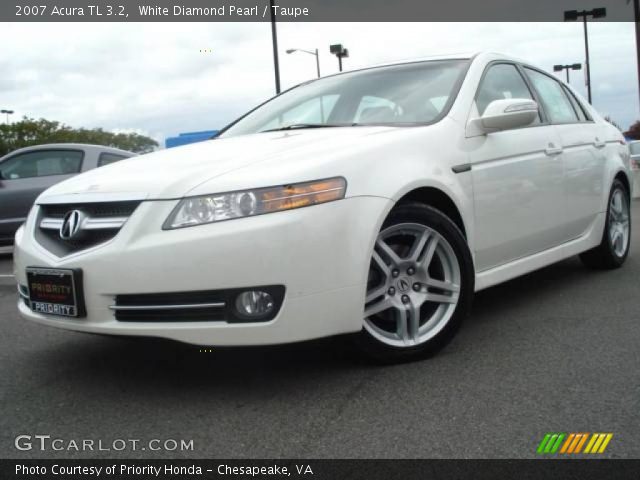 2007 Acura TL 3.2 in White Diamond Pearl