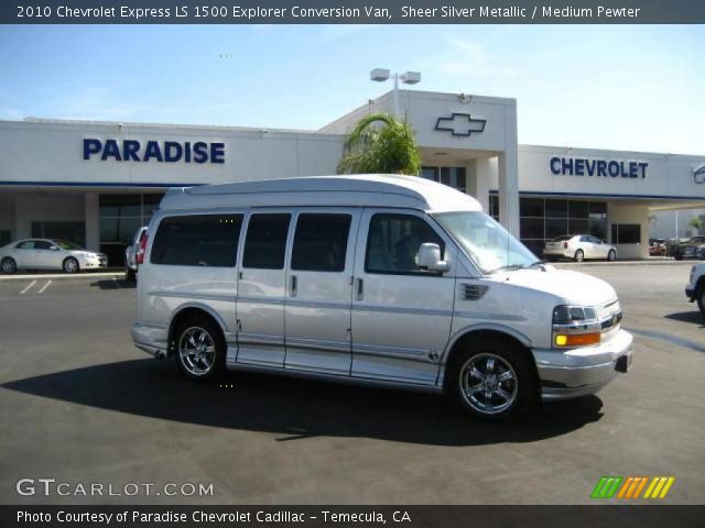 2010 Chevrolet Express LS 1500 Explorer Conversion Van in Sheer Silver Metallic