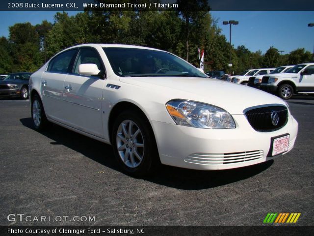 2008 Buick Lucerne CXL in White Diamond Tricoat