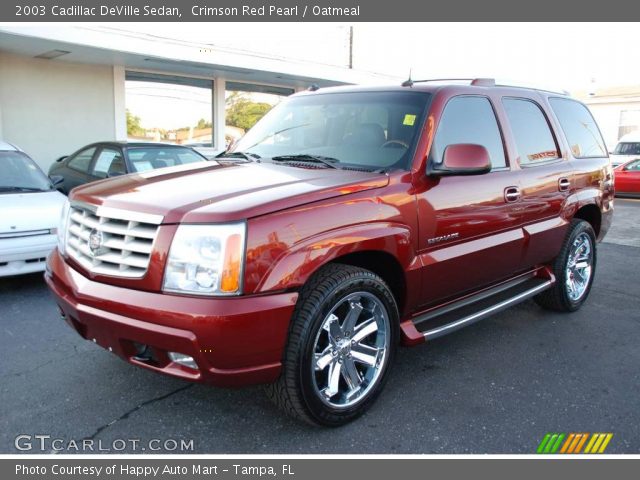 2003 Cadillac DeVille Sedan in Crimson Red Pearl