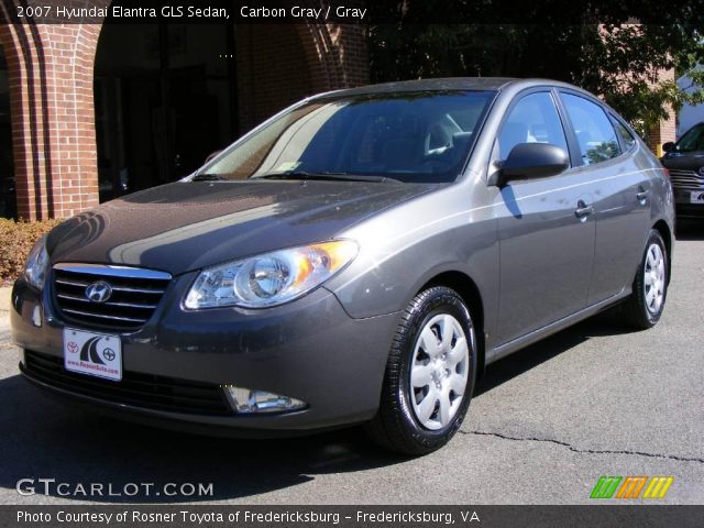 2007 Hyundai Elantra GLS Sedan in Carbon Gray