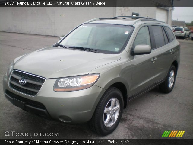 2007 Hyundai Santa Fe GLS in Natural Khaki Green